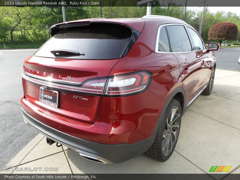 Ruby Red / Slate 2019 Lincoln Nautilus Reserve AWD