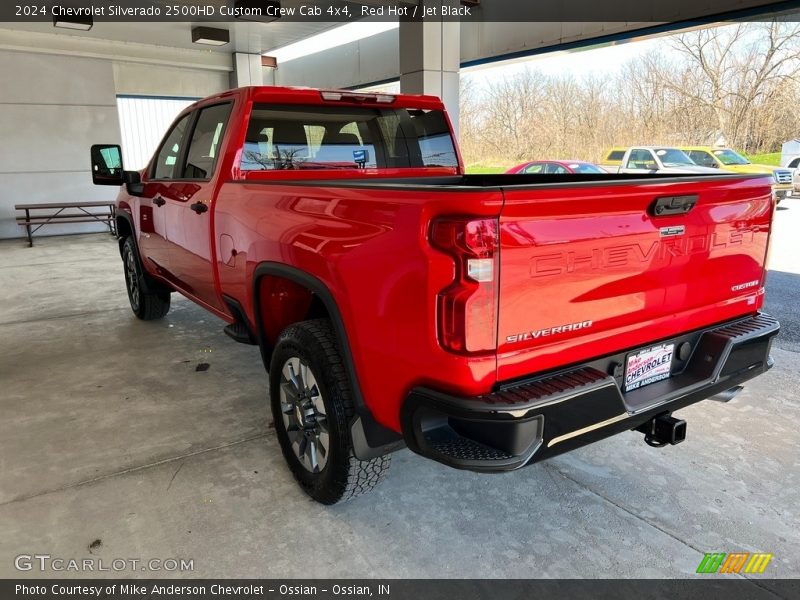 Red Hot / Jet Black 2024 Chevrolet Silverado 2500HD Custom Crew Cab 4x4