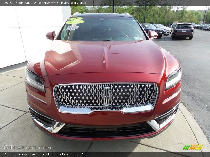 Ruby Red / Slate 2019 Lincoln Nautilus Reserve AWD
