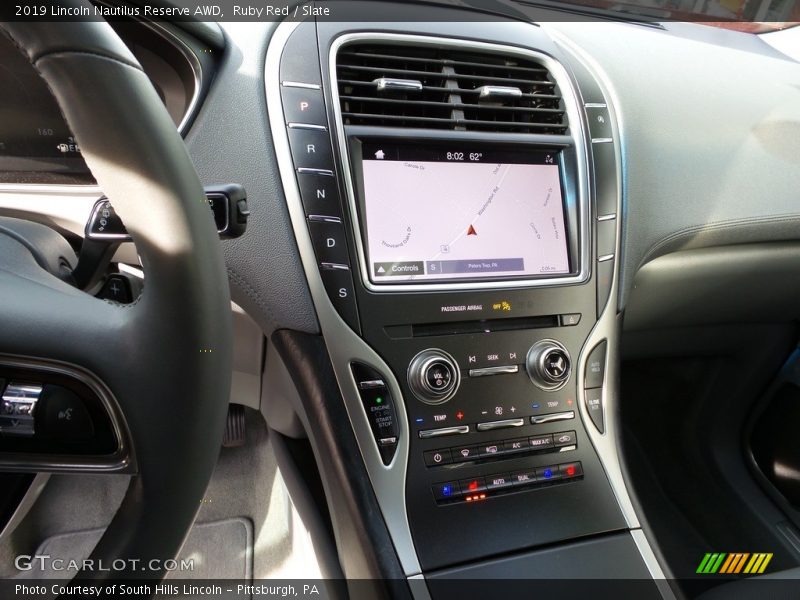 Ruby Red / Slate 2019 Lincoln Nautilus Reserve AWD