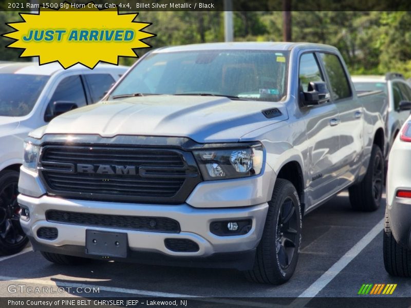 Billet Silver Metallic / Black 2021 Ram 1500 Big Horn Crew Cab 4x4