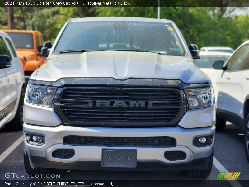 Billet Silver Metallic / Black 2021 Ram 1500 Big Horn Crew Cab 4x4