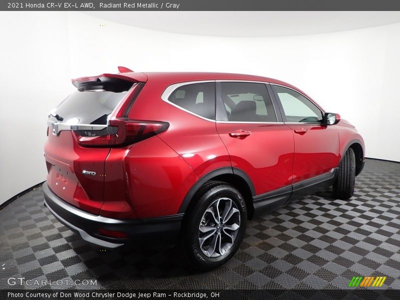 Radiant Red Metallic / Gray 2021 Honda CR-V EX-L AWD