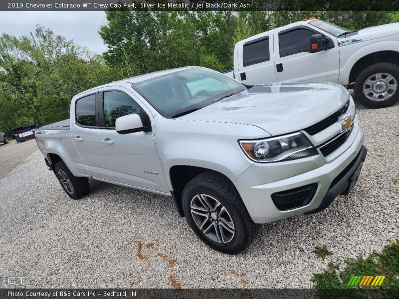 Silver Ice Metallic / Jet Black/Dark Ash 2019 Chevrolet Colorado WT Crew Cab 4x4
