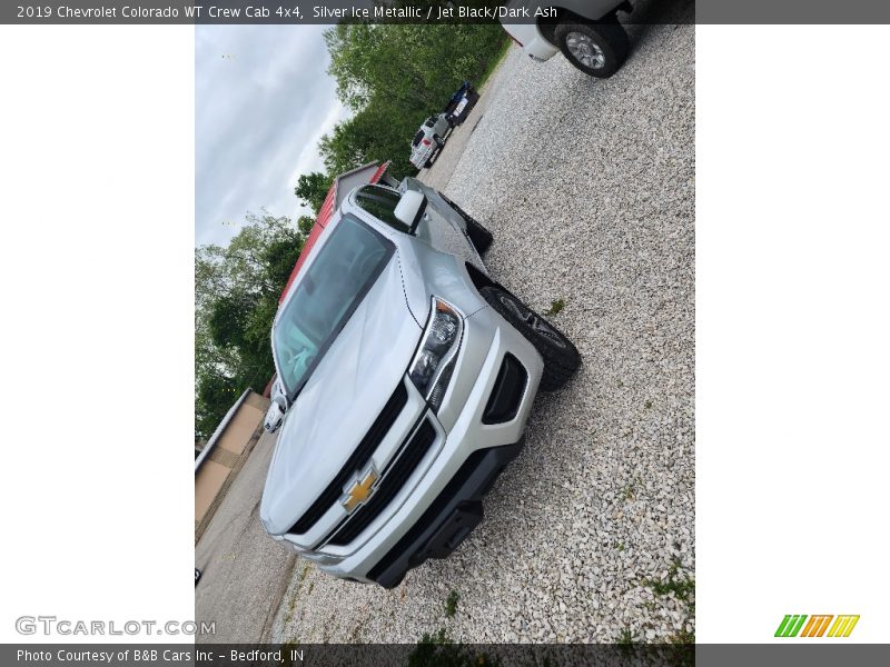 Silver Ice Metallic / Jet Black/Dark Ash 2019 Chevrolet Colorado WT Crew Cab 4x4