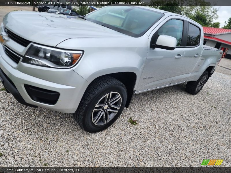 Silver Ice Metallic / Jet Black/Dark Ash 2019 Chevrolet Colorado WT Crew Cab 4x4