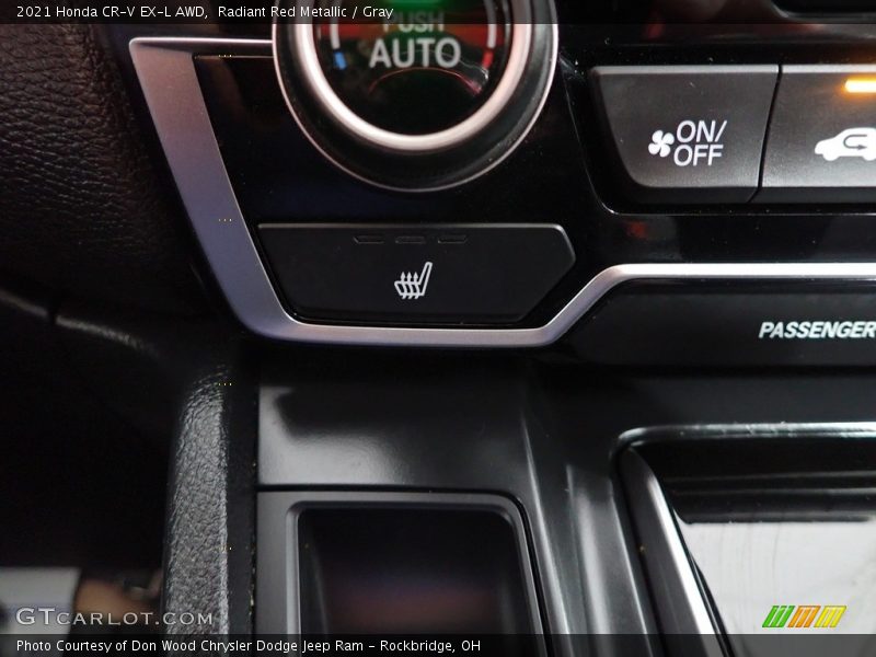 Radiant Red Metallic / Gray 2021 Honda CR-V EX-L AWD