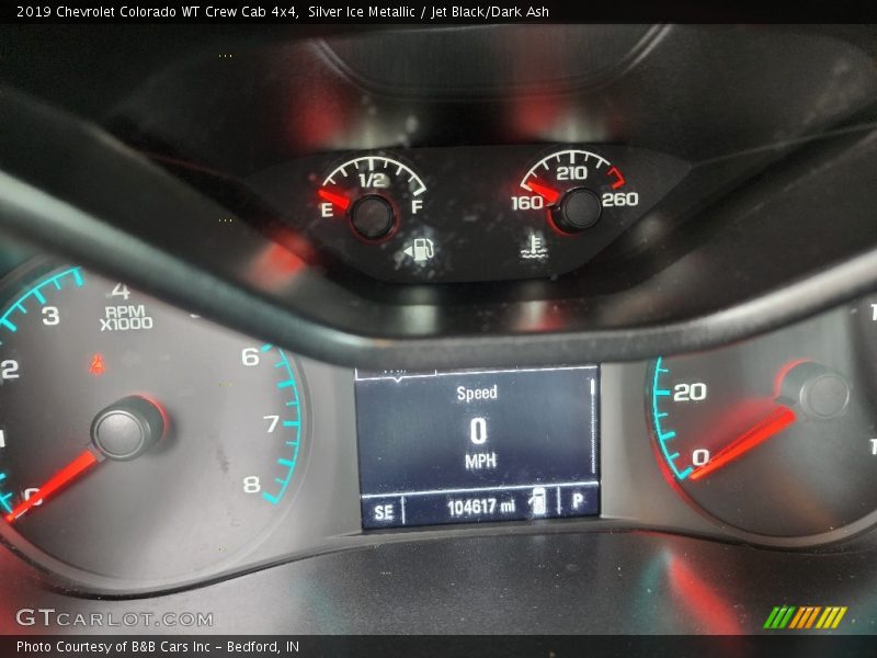 Silver Ice Metallic / Jet Black/Dark Ash 2019 Chevrolet Colorado WT Crew Cab 4x4