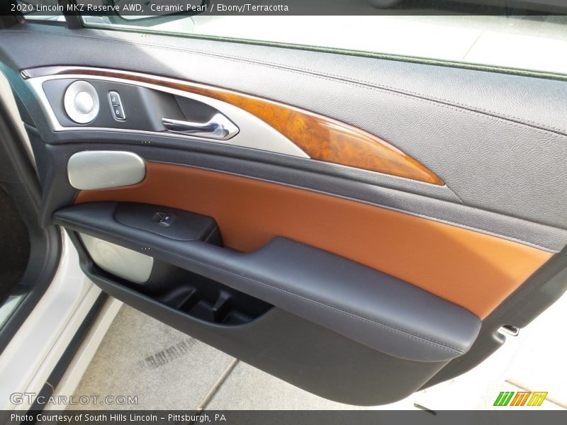 Ceramic Pearl / Ebony/Terracotta 2020 Lincoln MKZ Reserve AWD