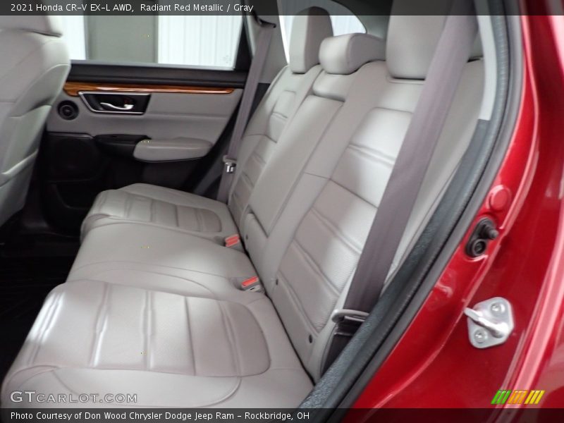 Radiant Red Metallic / Gray 2021 Honda CR-V EX-L AWD
