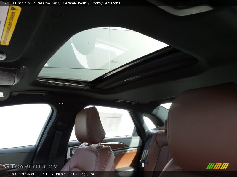 Ceramic Pearl / Ebony/Terracotta 2020 Lincoln MKZ Reserve AWD