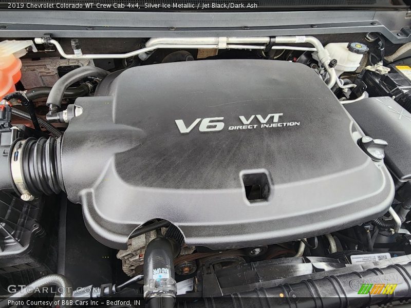 Silver Ice Metallic / Jet Black/Dark Ash 2019 Chevrolet Colorado WT Crew Cab 4x4
