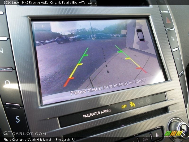 Ceramic Pearl / Ebony/Terracotta 2020 Lincoln MKZ Reserve AWD