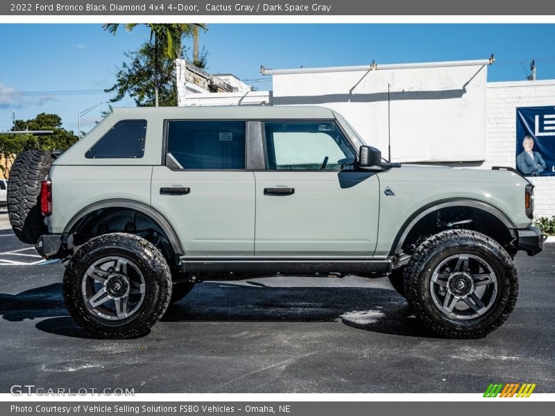 Cactus Gray / Dark Space Gray 2022 Ford Bronco Black Diamond 4x4 4-Door