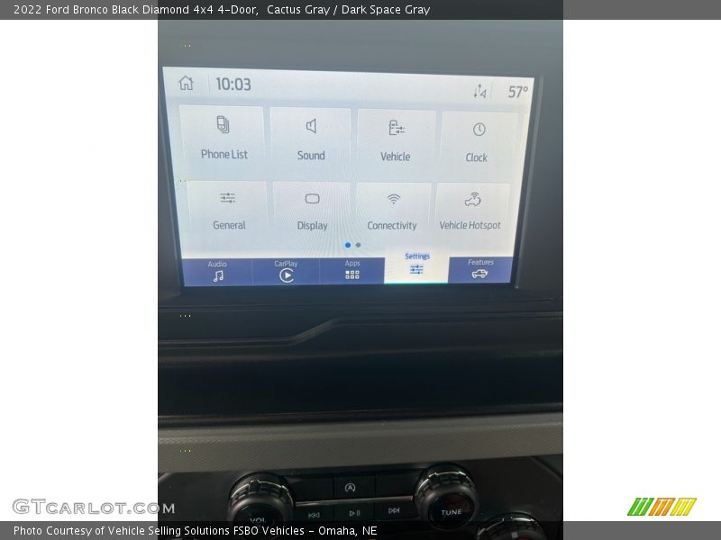 Cactus Gray / Dark Space Gray 2022 Ford Bronco Black Diamond 4x4 4-Door