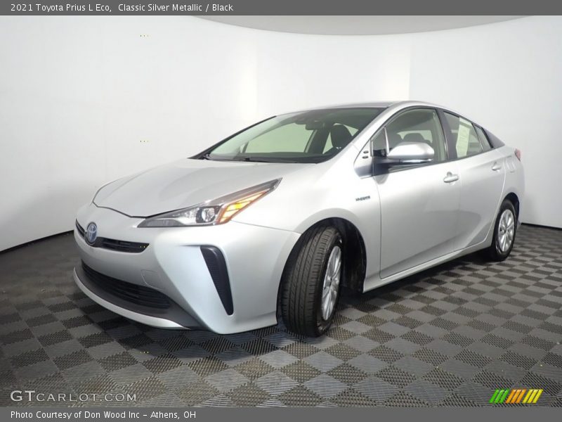 Classic Silver Metallic / Black 2021 Toyota Prius L Eco
