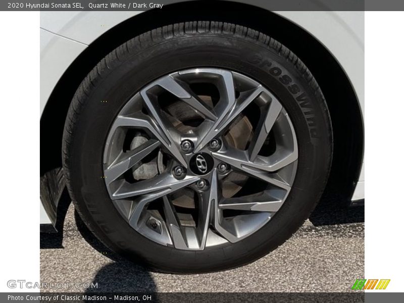 Quartz White / Dark Gray 2020 Hyundai Sonata SEL