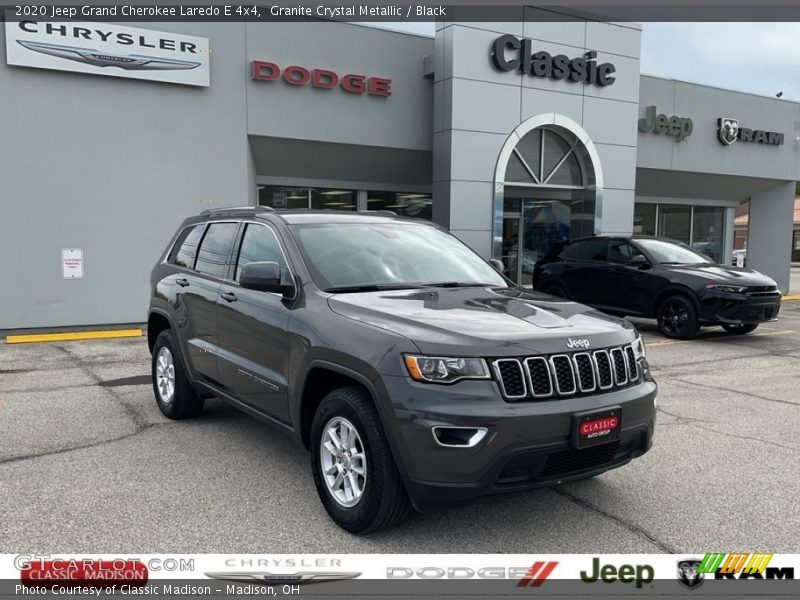 Granite Crystal Metallic / Black 2020 Jeep Grand Cherokee Laredo E 4x4