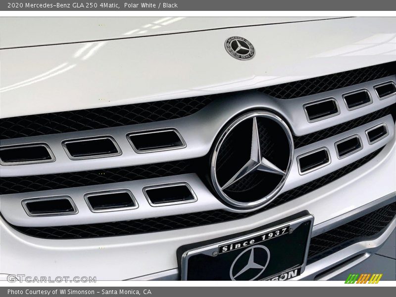 Polar White / Black 2020 Mercedes-Benz GLA 250 4Matic