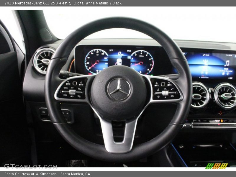 Digital White Metallic / Black 2020 Mercedes-Benz GLB 250 4Matic