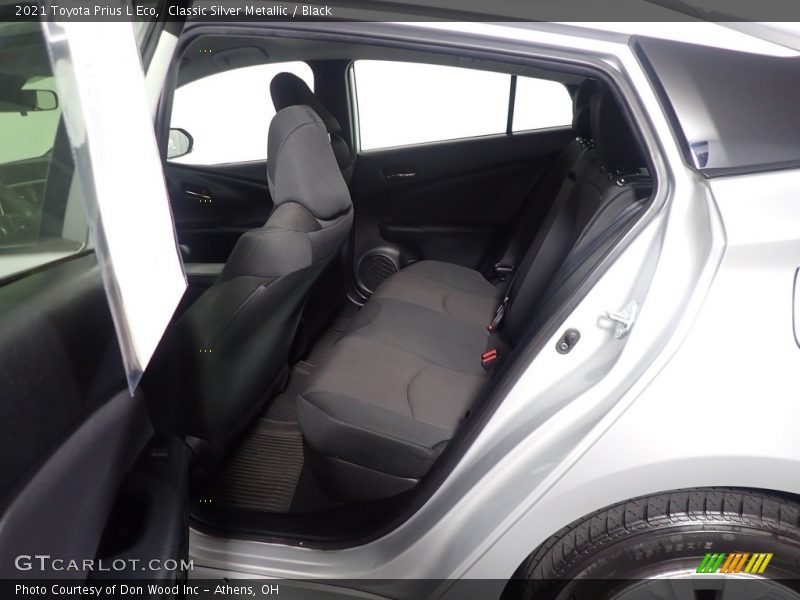 Rear Seat of 2021 Prius L Eco