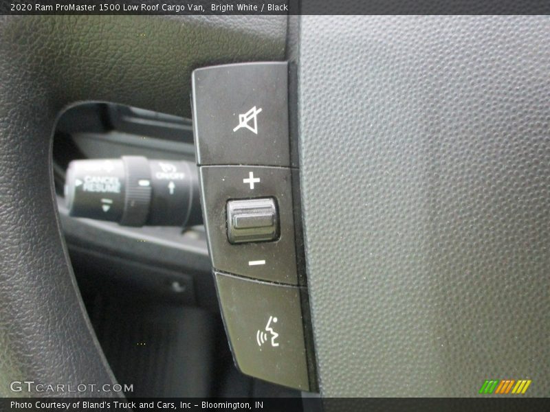 Bright White / Black 2020 Ram ProMaster 1500 Low Roof Cargo Van