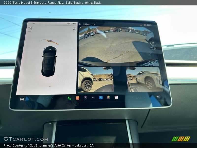 Solid Black / White/Black 2020 Tesla Model 3 Standard Range Plus