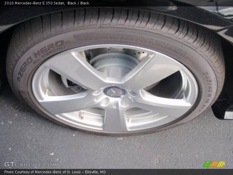 Black / Black 2010 Mercedes-Benz E 350 Sedan