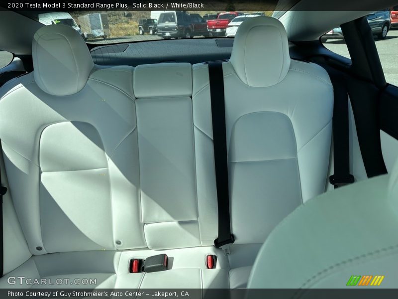 Rear Seat of 2020 Model 3 Standard Range Plus