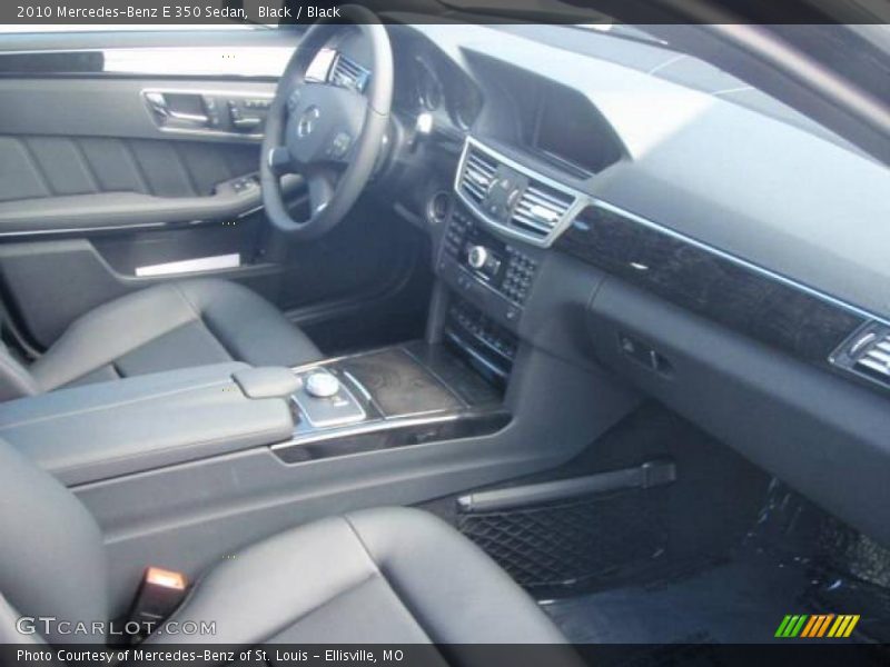 Black / Black 2010 Mercedes-Benz E 350 Sedan