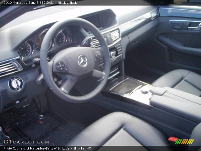Black / Black 2010 Mercedes-Benz E 350 Sedan