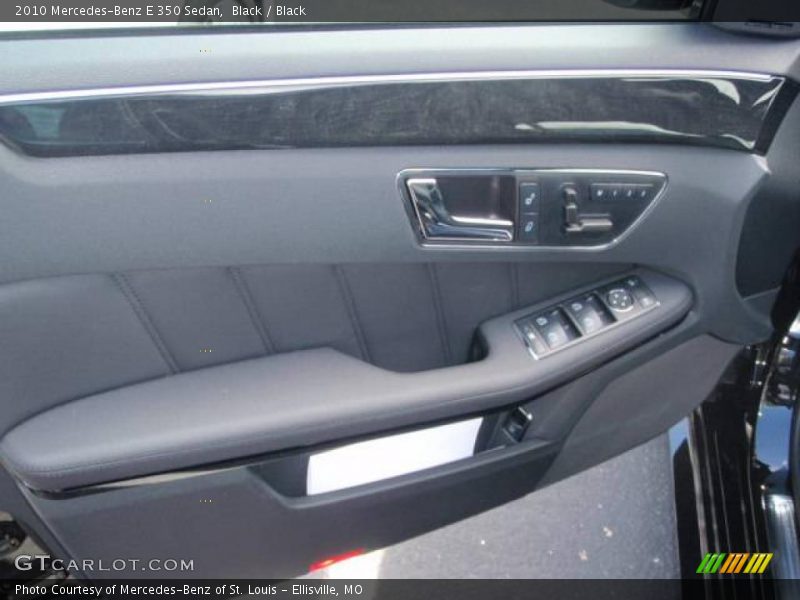 Black / Black 2010 Mercedes-Benz E 350 Sedan