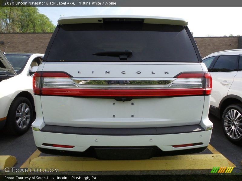 Pristine White / Alpine 2020 Lincoln Navigator Black Label 4x4