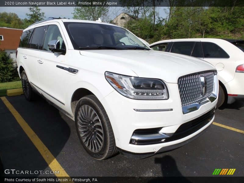 Pristine White / Alpine 2020 Lincoln Navigator Black Label 4x4