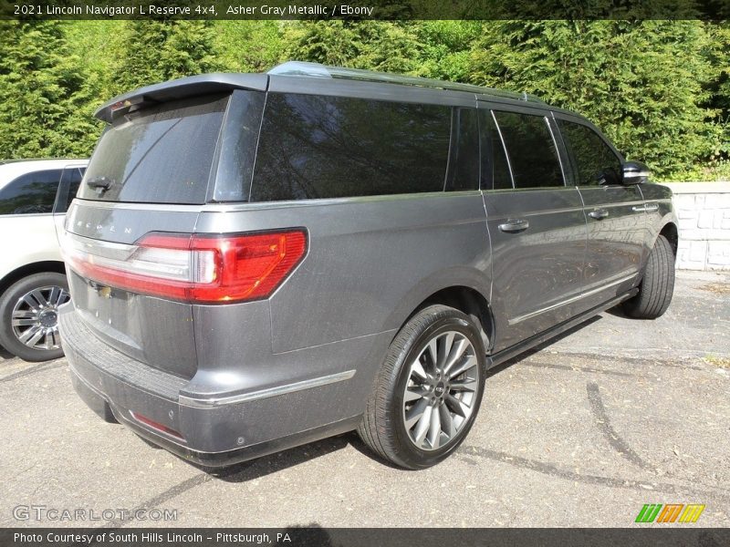 Asher Gray Metallic / Ebony 2021 Lincoln Navigator L Reserve 4x4