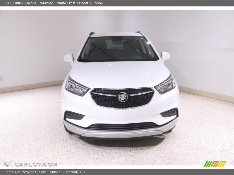 White Frost Tricoat / Ebony 2020 Buick Encore Preferred