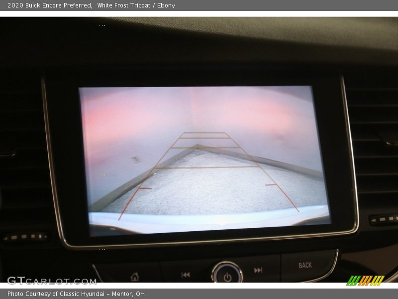 White Frost Tricoat / Ebony 2020 Buick Encore Preferred