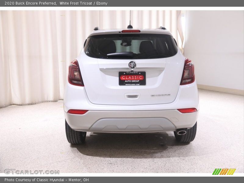 White Frost Tricoat / Ebony 2020 Buick Encore Preferred
