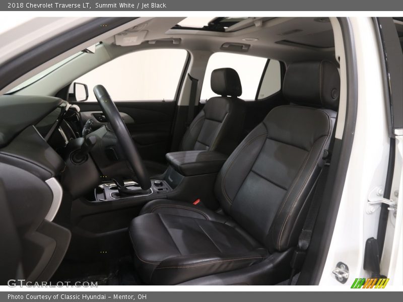 Front Seat of 2018 Traverse LT