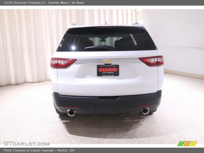 Summit White / Jet Black 2018 Chevrolet Traverse LT