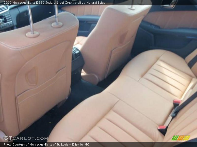Steel Grey Metallic / Natural Beige 2010 Mercedes-Benz E 550 Sedan