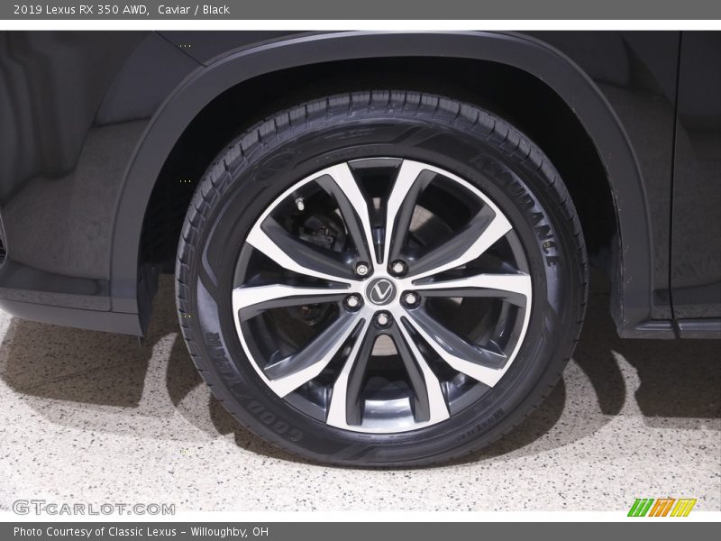 Caviar / Black 2019 Lexus RX 350 AWD