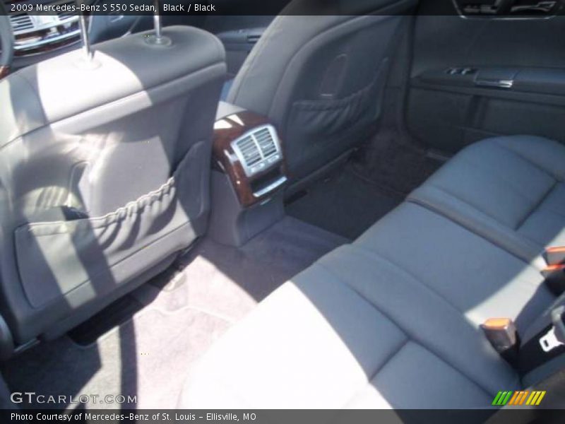 Black / Black 2009 Mercedes-Benz S 550 Sedan