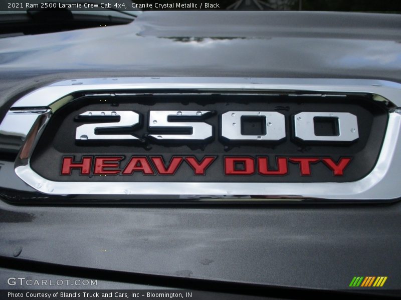 Granite Crystal Metallic / Black 2021 Ram 2500 Laramie Crew Cab 4x4