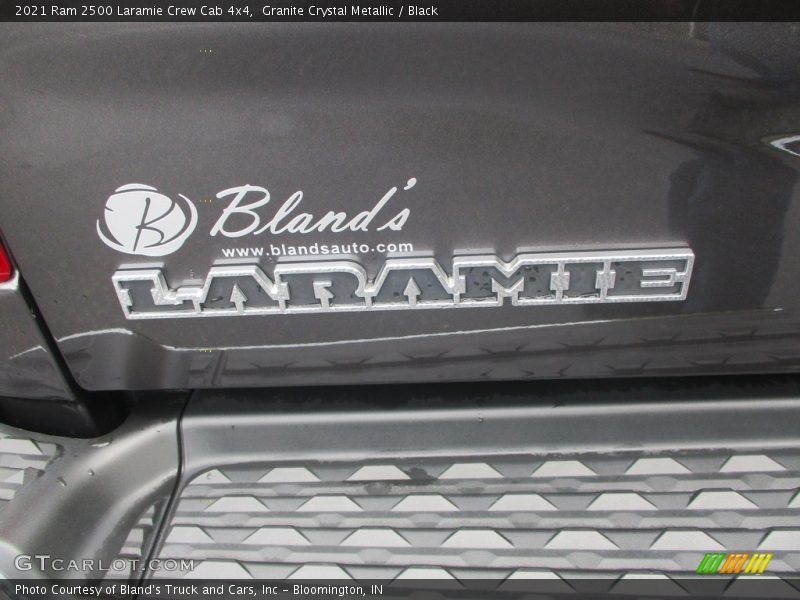 Granite Crystal Metallic / Black 2021 Ram 2500 Laramie Crew Cab 4x4