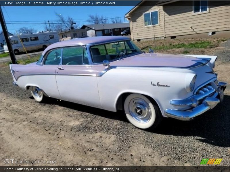 Front 3/4 View of 1956 La Femme 