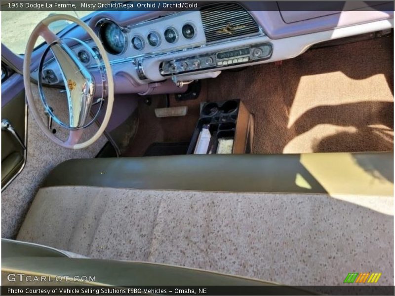  1956 La Femme  Orchid/Gold Interior