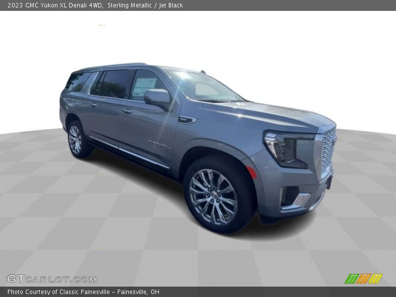 Sterling Metallic / Jet Black 2023 GMC Yukon XL Denali 4WD
