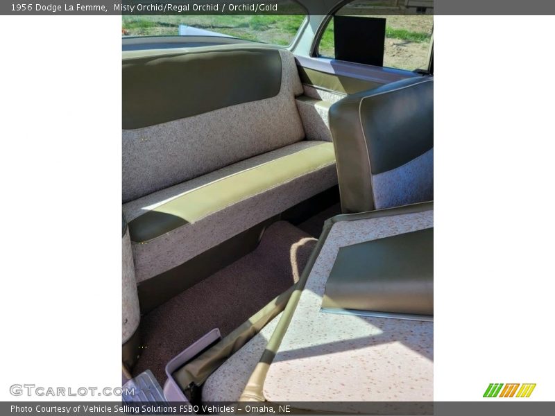 Rear Seat of 1956 La Femme 