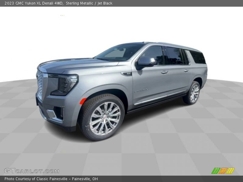 Sterling Metallic / Jet Black 2023 GMC Yukon XL Denali 4WD